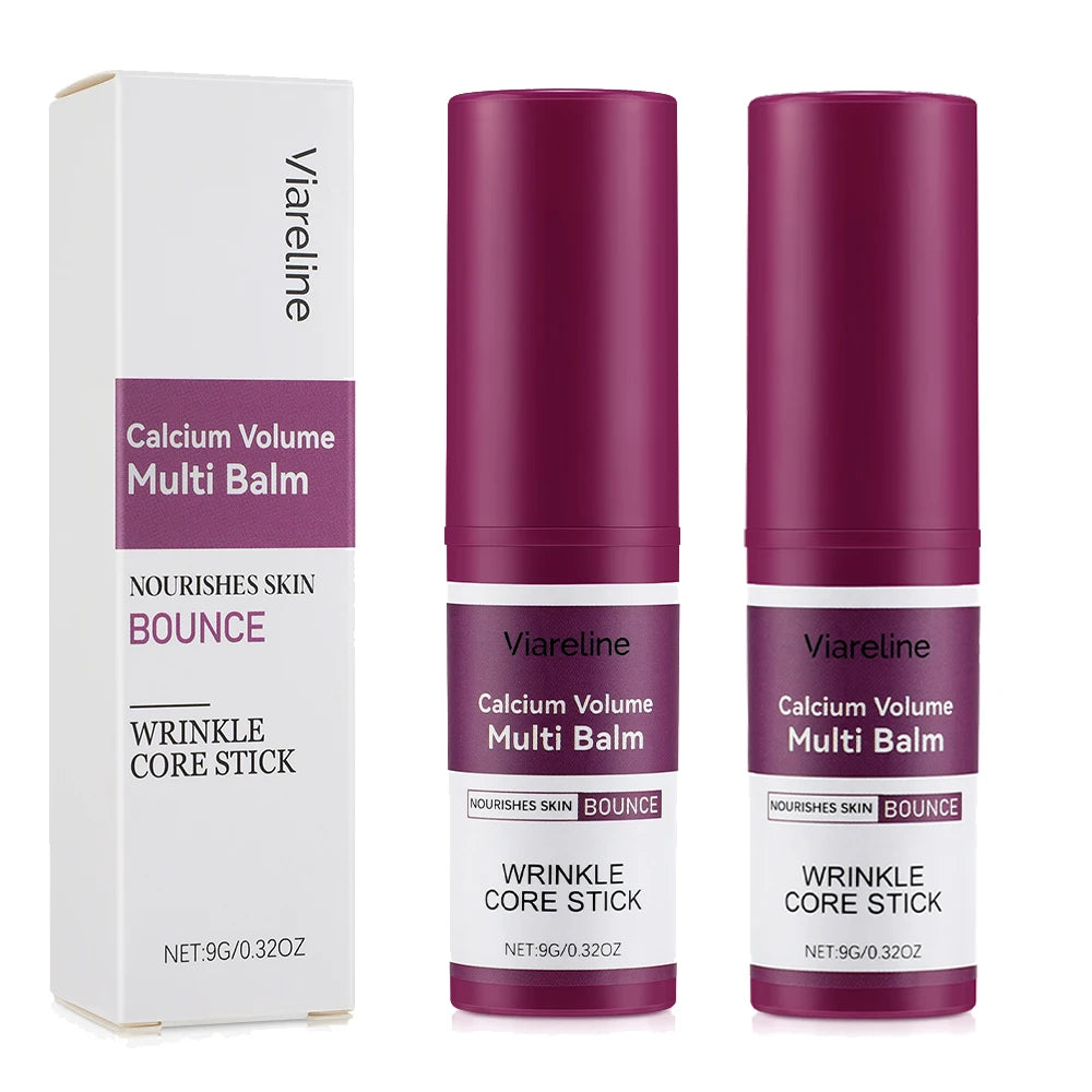 Anti-Aging Calcium Volume Multi Balm Stick Hydrating Firming Skin Soothing Dryness Deep Moisturizing Cream Stick Ship From USA