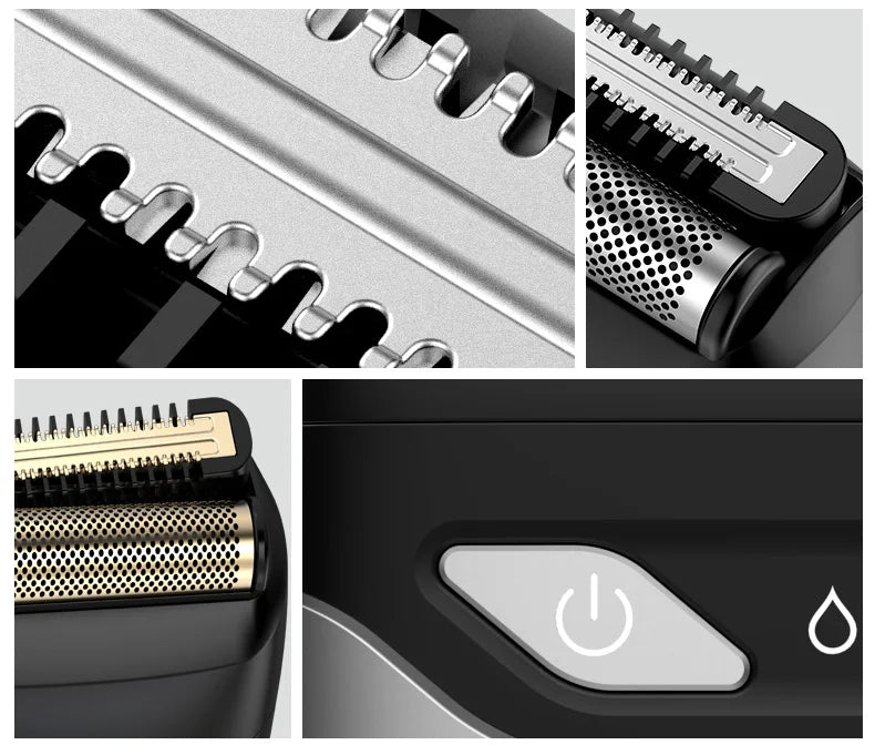 Ufree Electric Razor for Men, Foil Shaver with 2 Foil Heads, Home appliance Electric Shaver, Wet Dry Cordless Razor, Chargeable