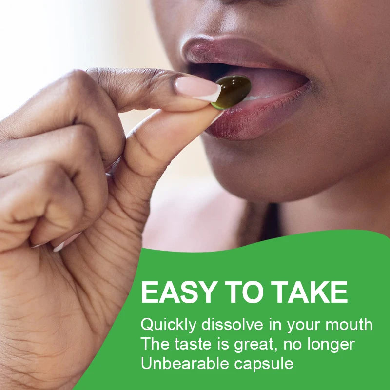 BBEEAAUU Moringa Capsule Natural Green Antioxidant Support Energy,Skin&Intestinal Health,Containing Essential Vitamin&Amino Acid
