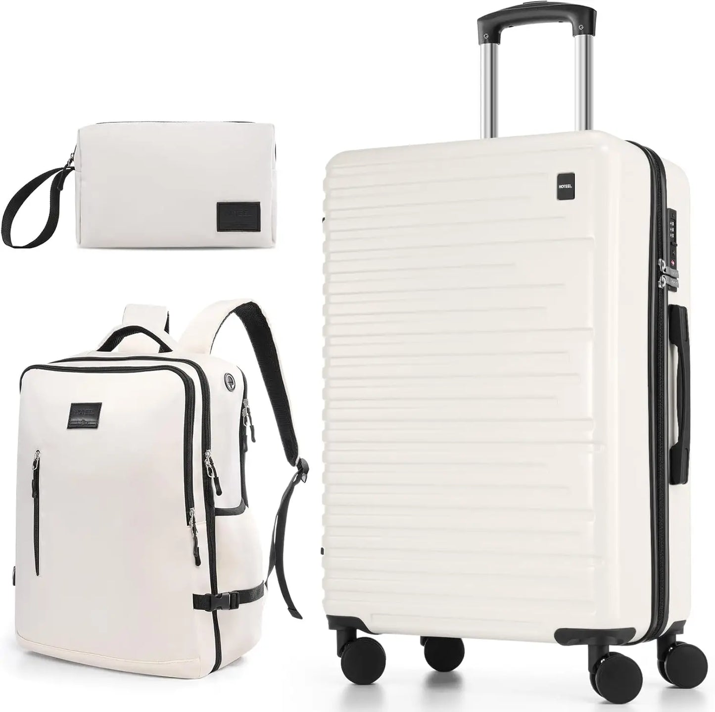3/5pcs Luggage Set Carry On Suitcase With Spinner Wheel TSA Lock 20/24/28'' Luggage Include Backpack Toiletry For Business Trip