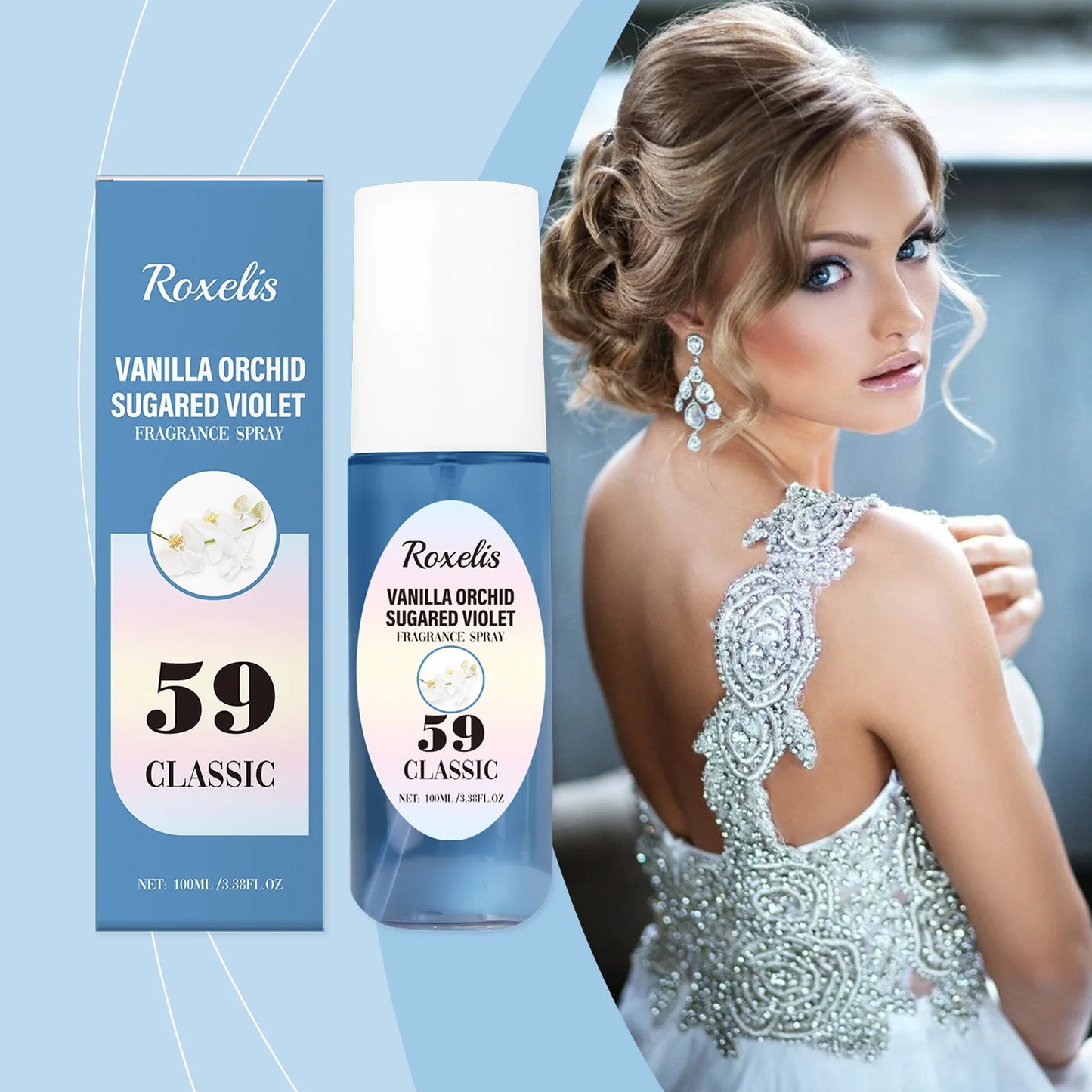 Roxelis 100ml Freshing Body Perfume Spray Long Lasting Scent Remove Odor Release Charming Dating Flirting Pheromone Perfume Mist