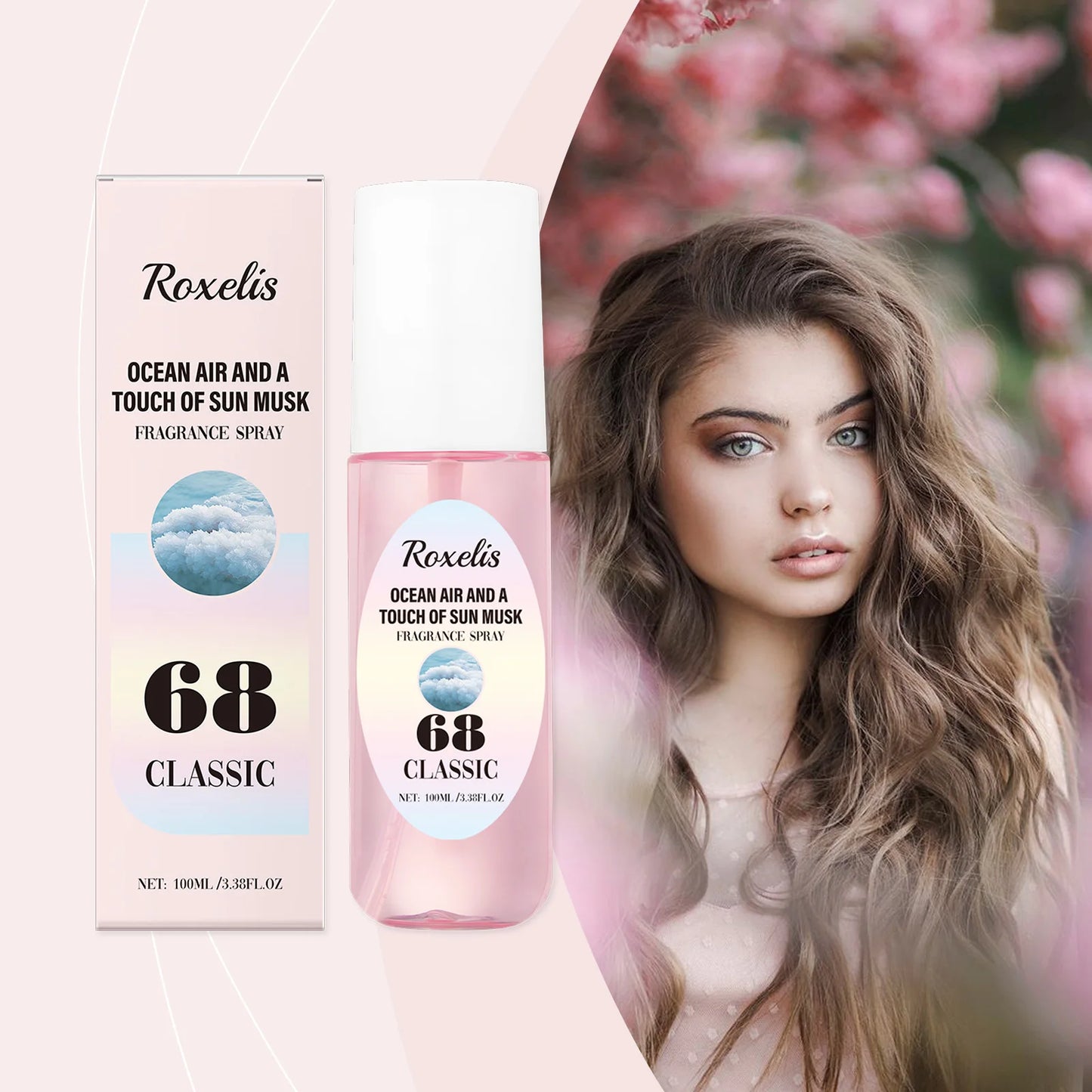 Roxelis 100ml Freshing Body Perfume Spray Long Lasting Scent Remove Odor Release Charming Dating Flirting Pheromone Perfume Mist