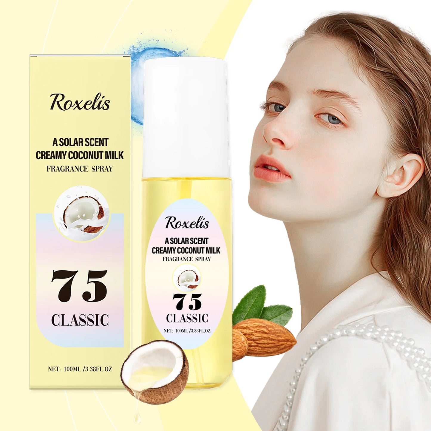 Roxelis 100ml Freshing Body Perfume Spray Long Lasting Scent Remove Odor Release Charming Dating Flirting Pheromone Perfume Mist