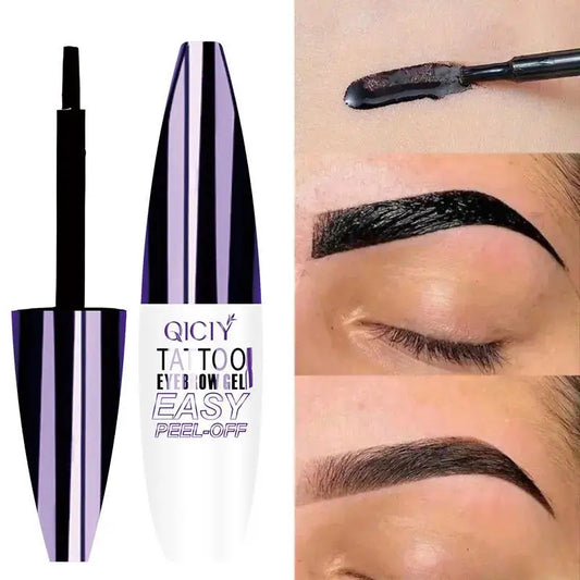 Dyeing Eye Brow Tattoo Tint Peel Off Eyebrow Eyeliner Freckles Dye Cream Waterproof Eyebrow Enhancer Gel Make Up Cosmetic Tool