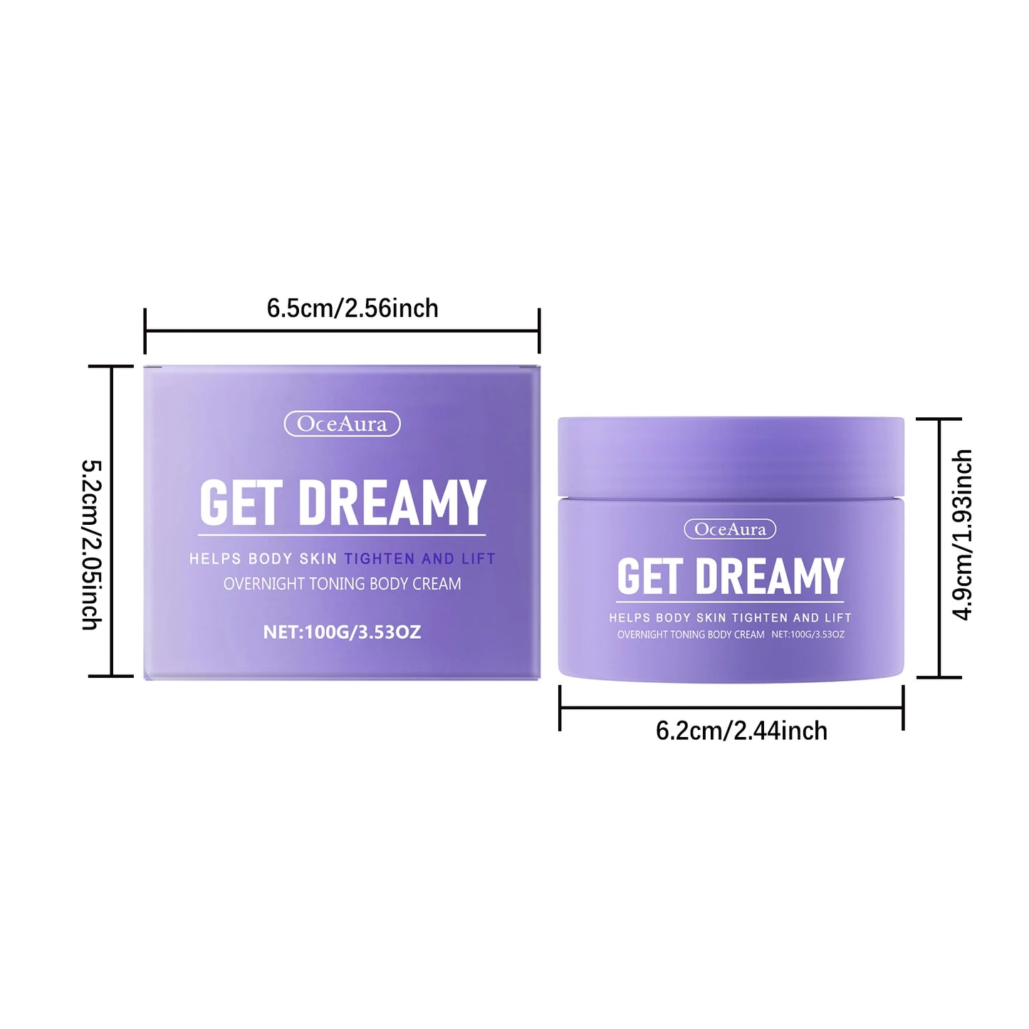 Oceaura Body Shaping Cream Lasting Moisturize Enhance Skin Elasticity Reduce Sagging Lifting Softening Slimming Body Cream