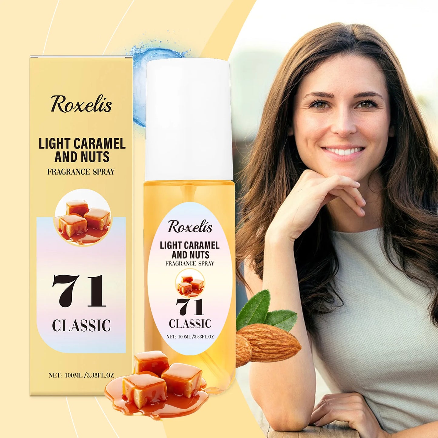Roxelis 100ml Freshing Body Perfume Spray Long Lasting Scent Remove Odor Release Charming Dating Flirting Pheromone Perfume Mist