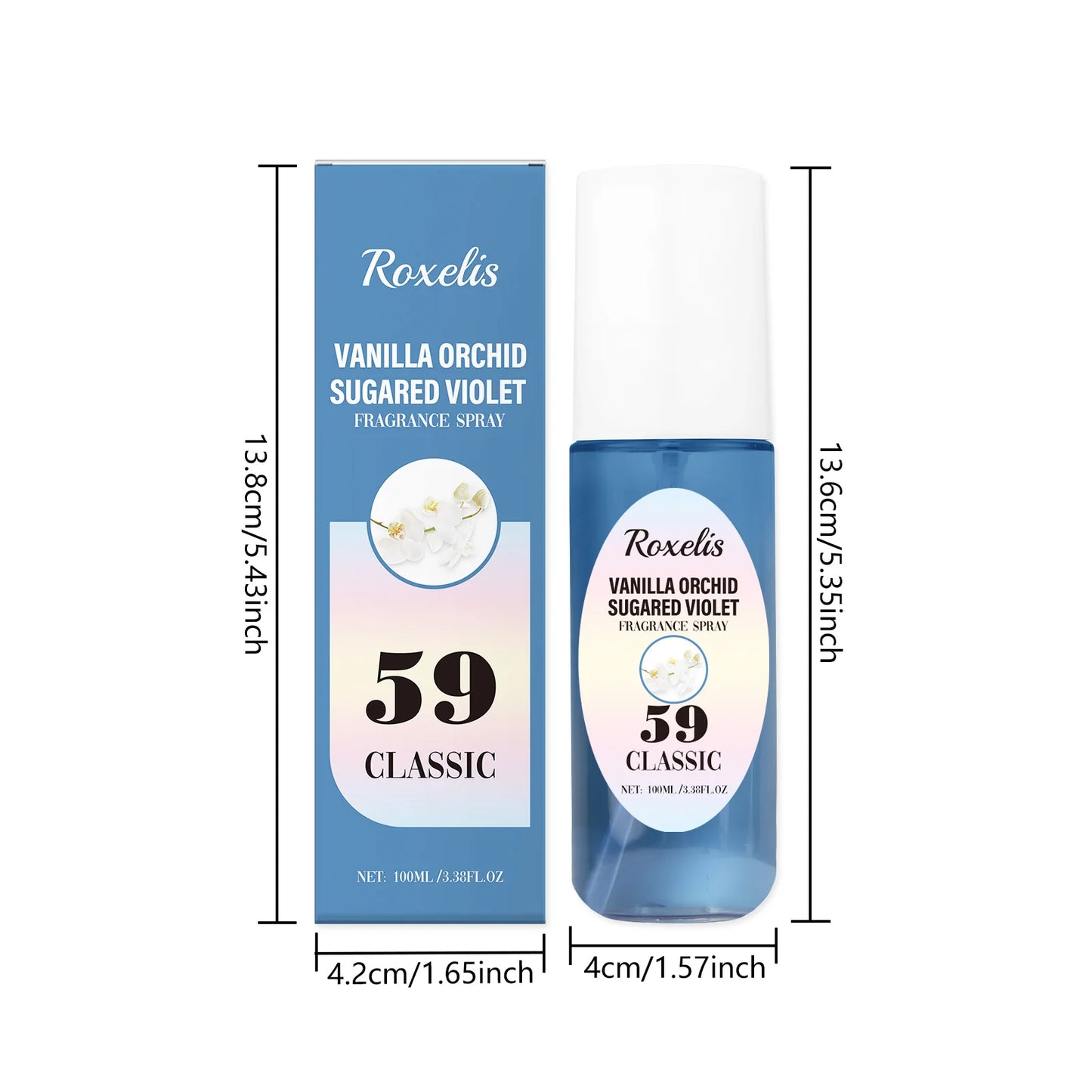Roxelis 100ml Freshing Body Perfume Spray Long Lasting Scent Remove Odor Release Charming Dating Flirting Pheromone Perfume Mist