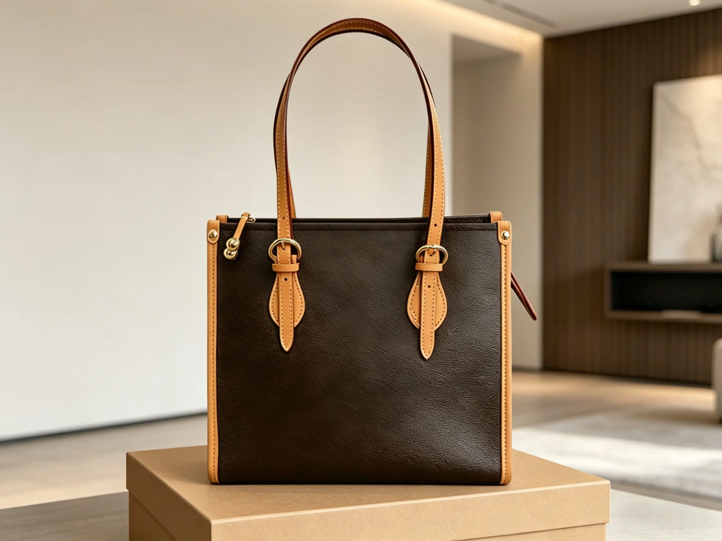 2026 Women's Handbag Large Capacity Commuter Essential Bag 28X25cm ZX2613