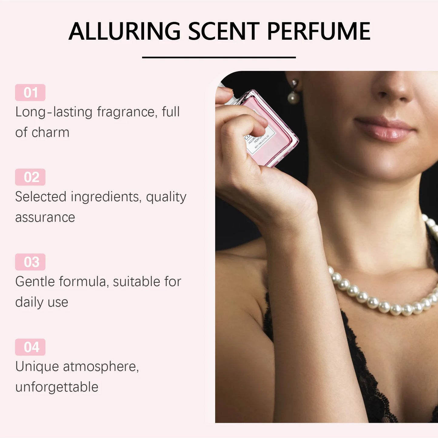 Roxelis 15ml Pink Rose Floral Scent Perfume Roll-On Oil Refreshing Deodorant Lasting Charming Romantic Attraction Perfume Roller