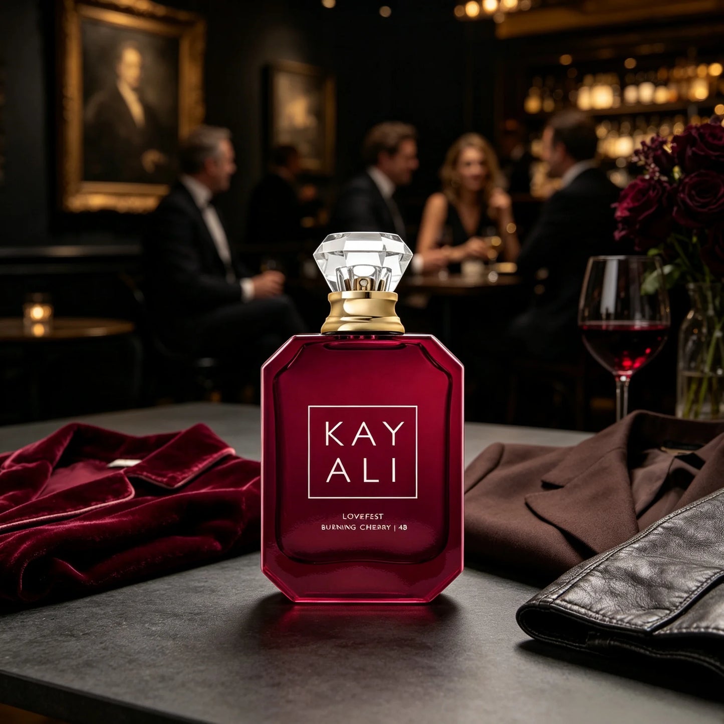 Kay Ali Pink Rose Sugar Perfume Gender Neutral Complete Lavender Pink Gift Box Matte Gradient Pink Multi-Faceted Octagonal Vessel Shiny Diamond Crystal Top Lush Soft Creamy Rose Vanilla Candy Fragrance Blogger Aesthetic Trave