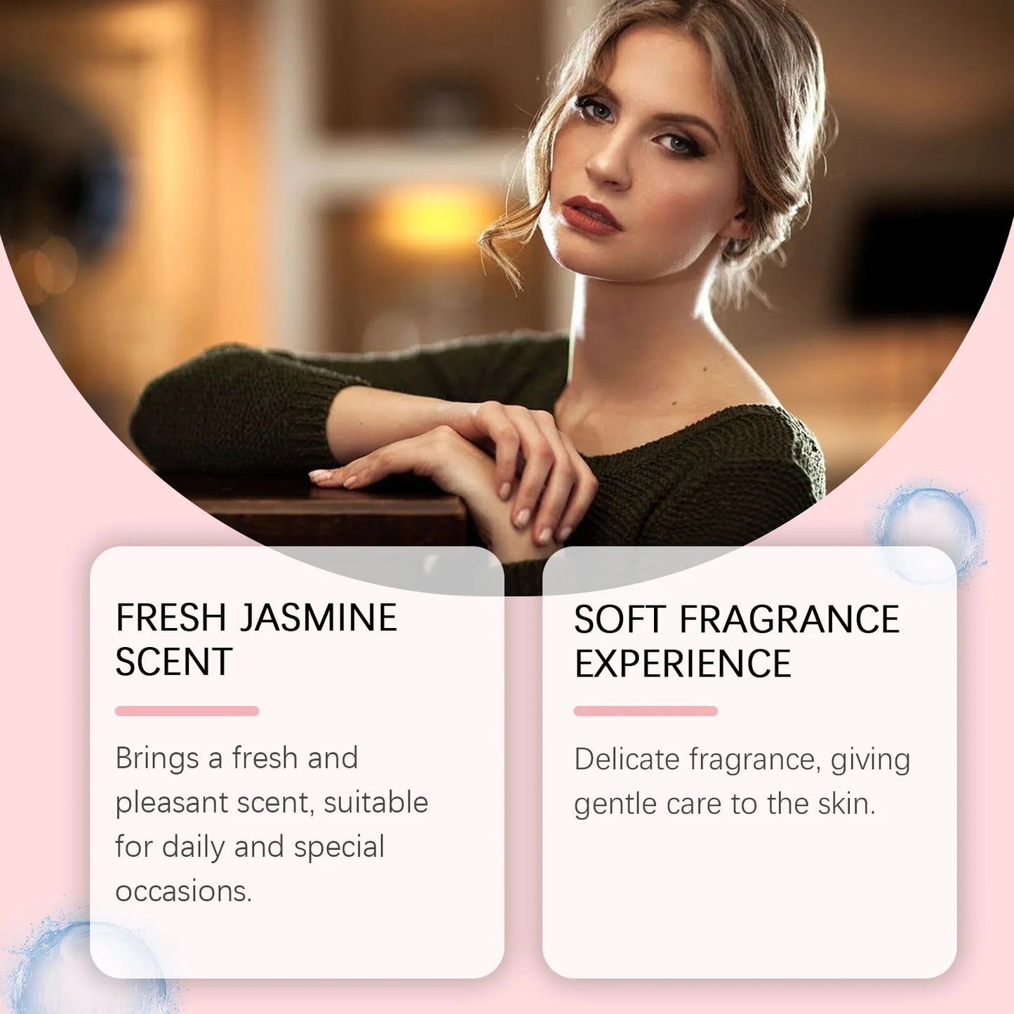 Roxelis 100ml Freshing Body Perfume Spray Long Lasting Scent Remove Odor Release Charming Dating Flirting Pheromone Perfume Mist