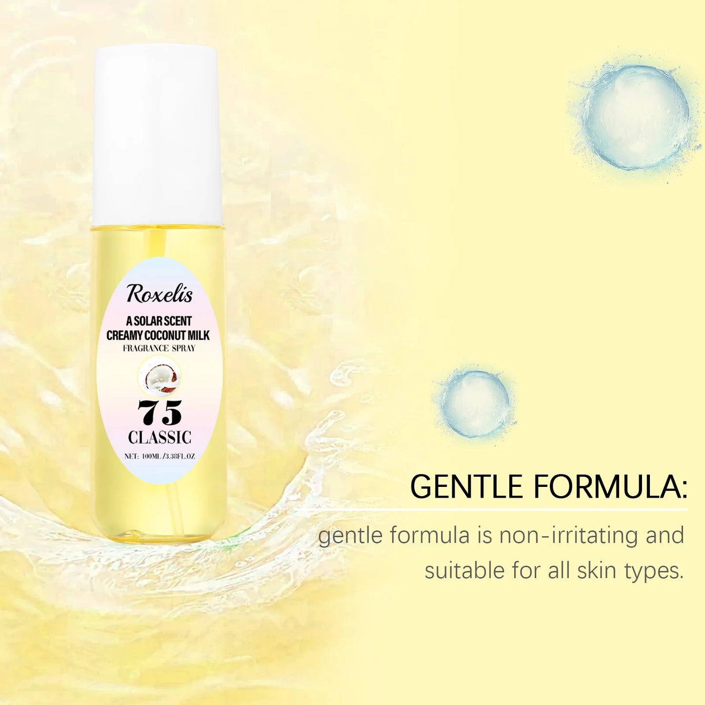 Roxelis 100ml Freshing Body Perfume Spray Long Lasting Scent Remove Odor Release Charming Dating Flirting Pheromone Perfume Mist