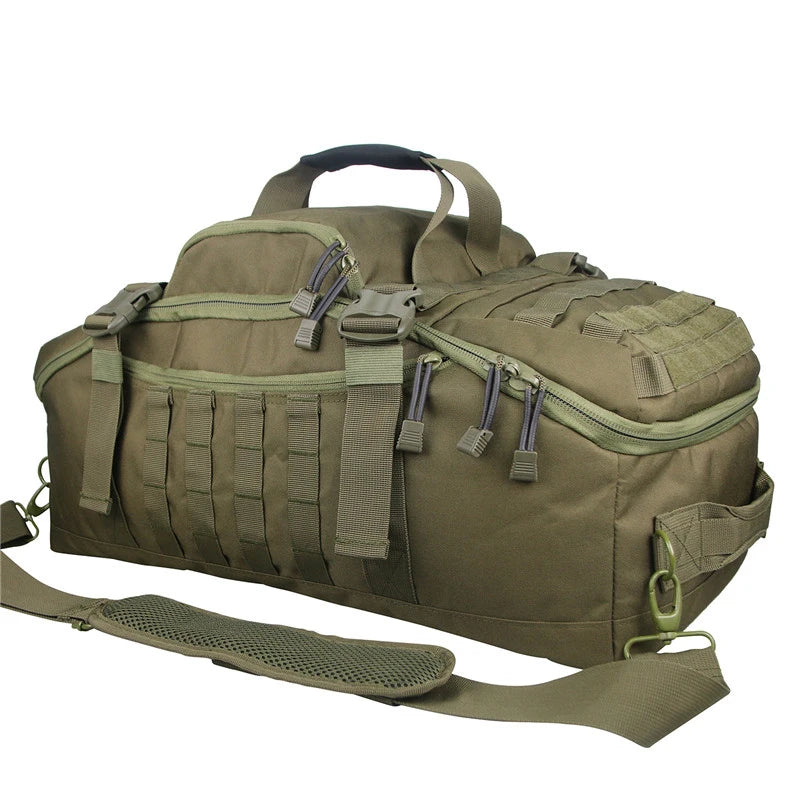 LQARMY 30L 45L 80L Outdoor Mountaineering Bag Molle Tactical Backpack Large Duffel Bag Hiking Camping Travel Bags