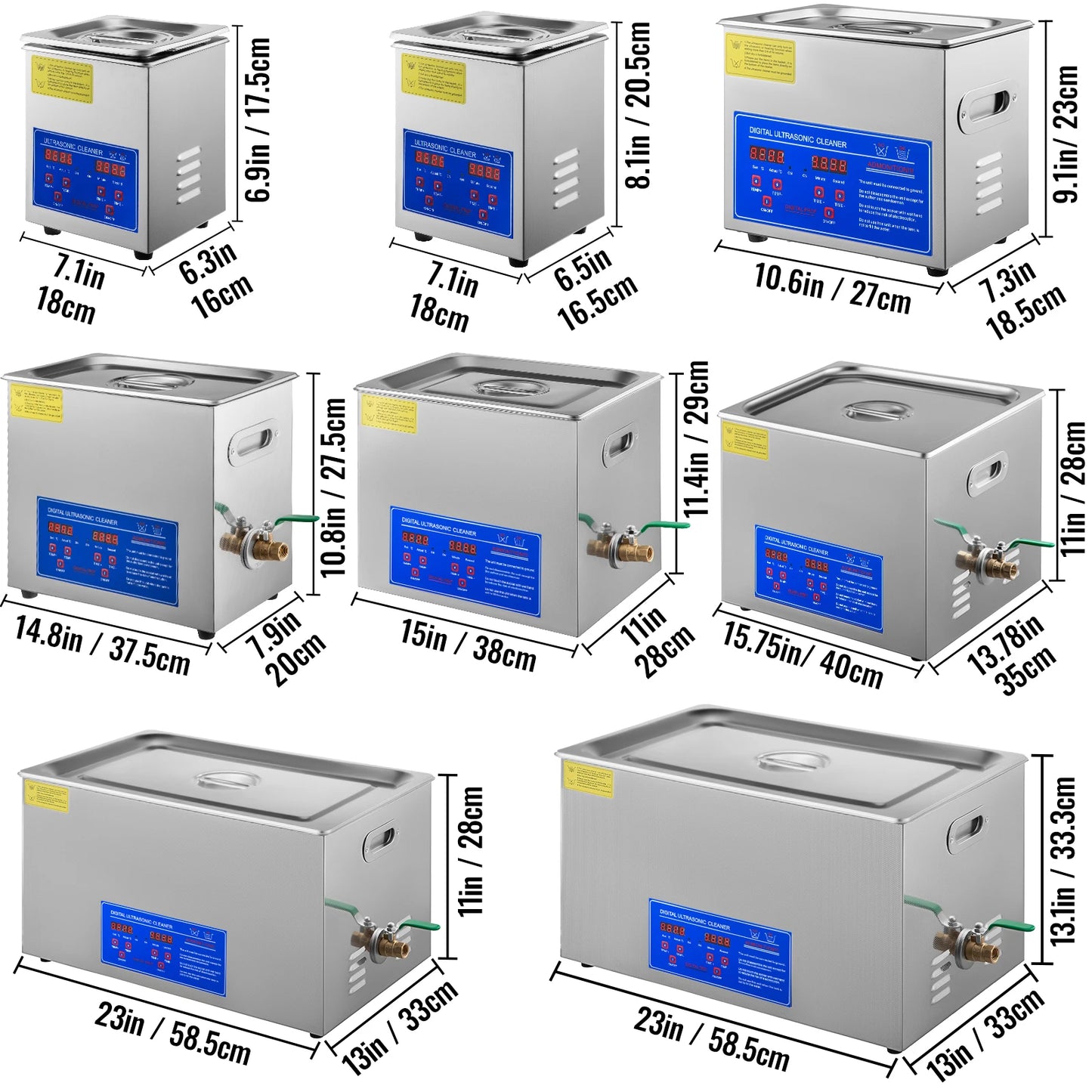SucceBuy 6L Ultrasonic Cleaner Lave-Dishes Portable Washing Machine Dishwasher Digital Ultrasound Bath Home Clean Appliances