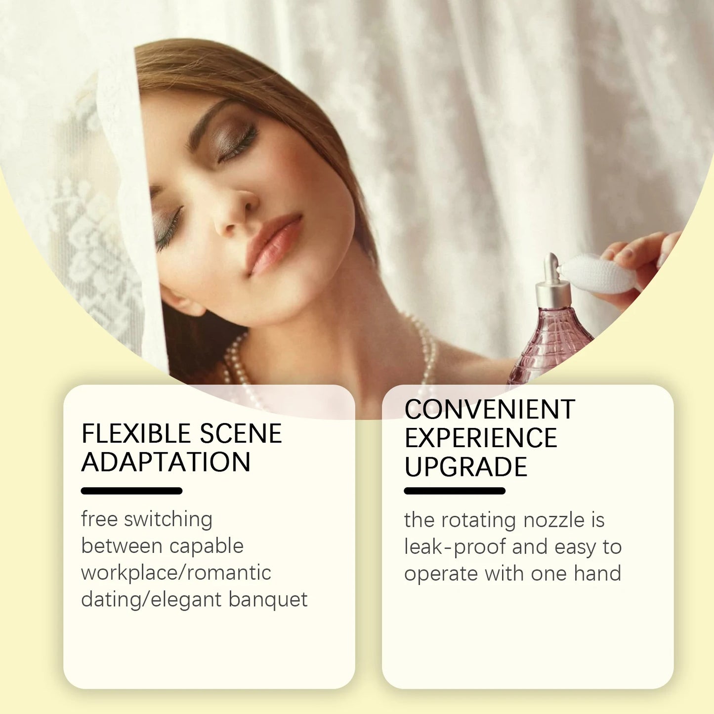 Jasmine Perfume - Fresh Jasmine as Main Note, Long-Lasting Fragrance to Enhance Elegant Temperament | Eau de Parfum for Women