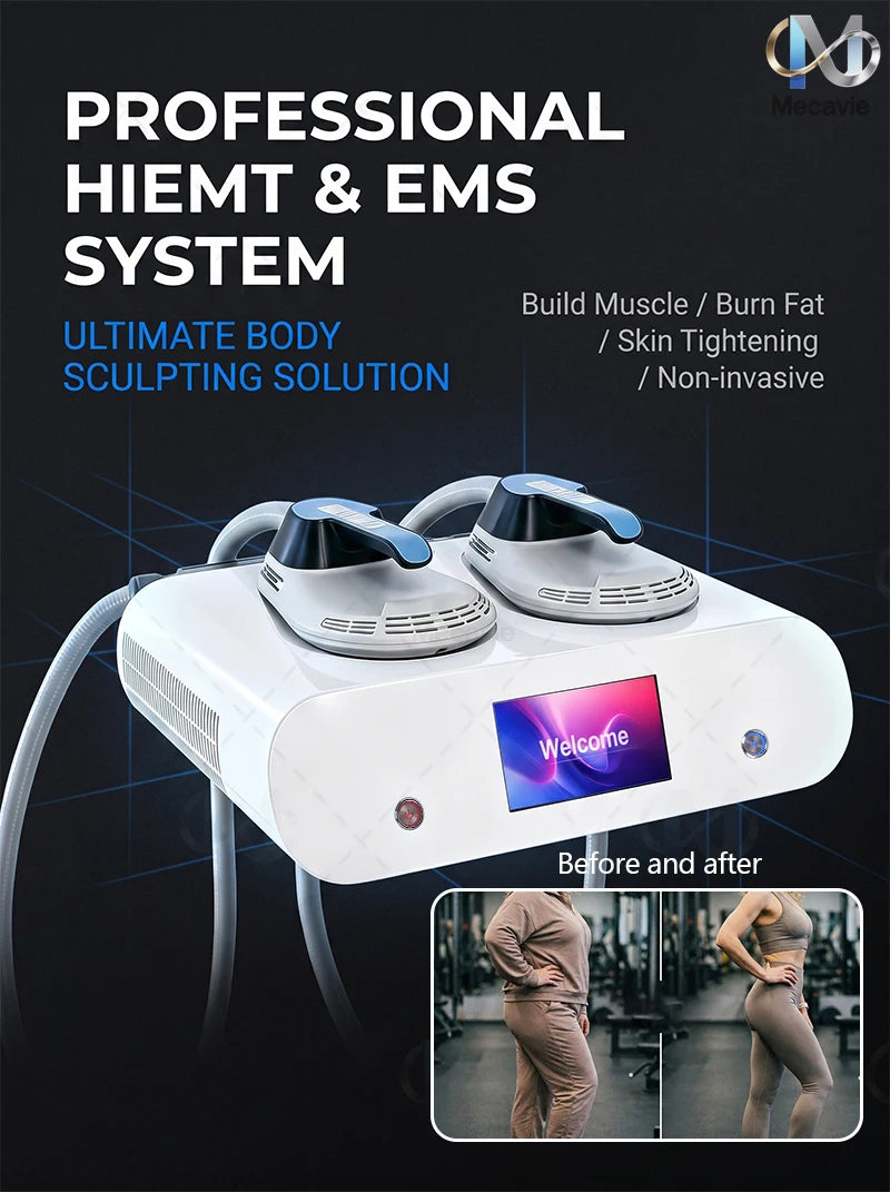 Non-invasive EMS Professional Body Shaping Machine 200Hz 15T Muscle Stimulation Fat Burning Slimming Tool for Home Use Choose