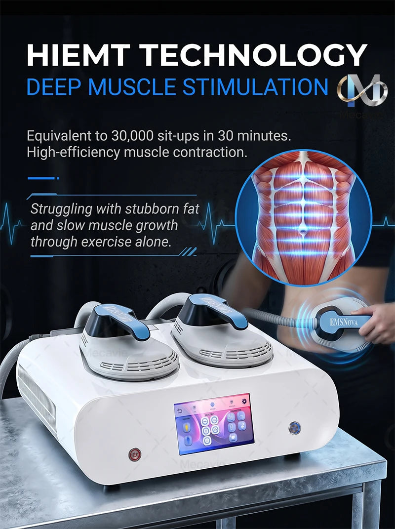Non-invasive EMS Professional Body Shaping Machine 200Hz 15T Muscle Stimulation Fat Burning Slimming Tool for Home Use Choose