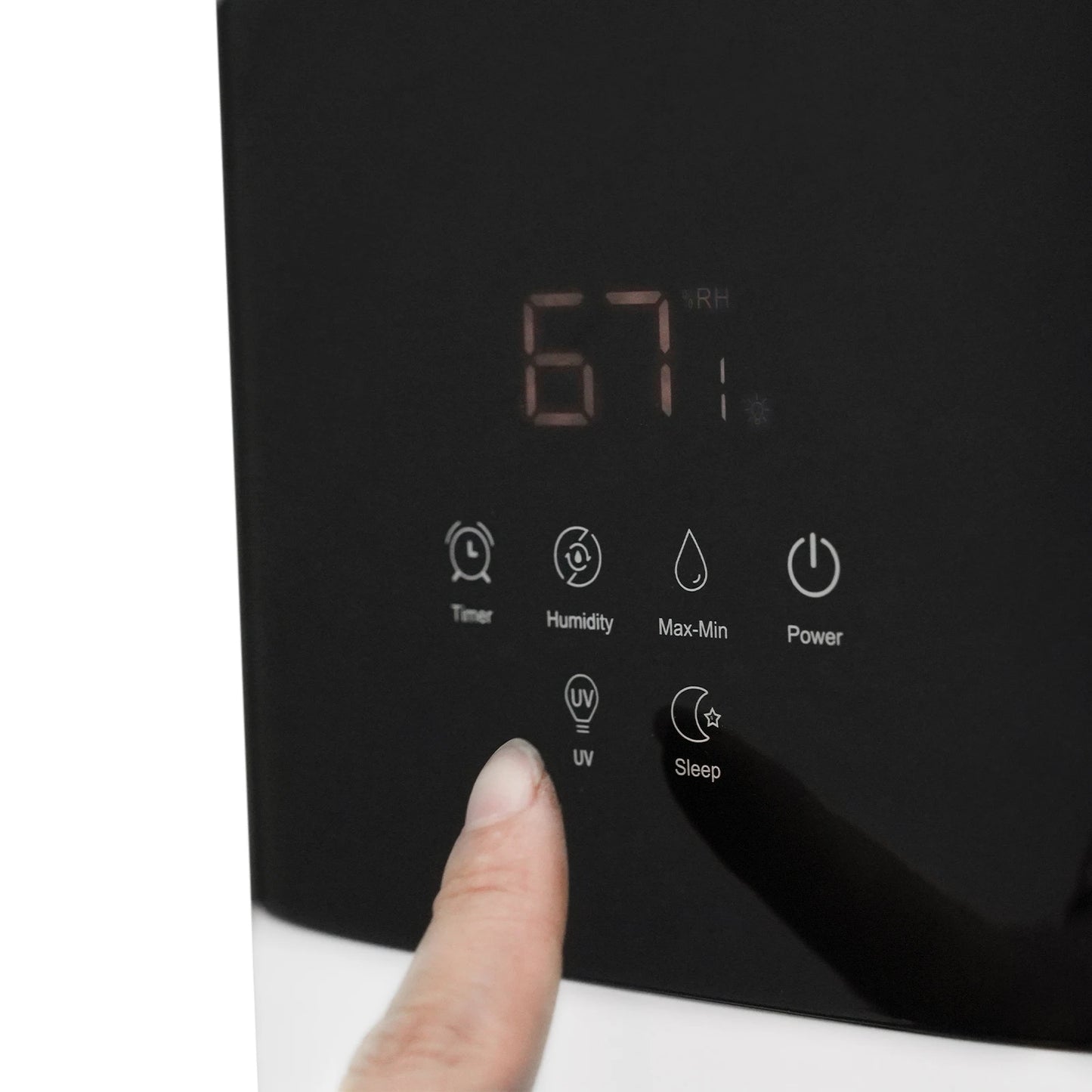 8L/2.11Gal Smart Humidifier with Remote Control Humidifier for Bedroom Large Room 3 Mist Modes for Home Office Plant