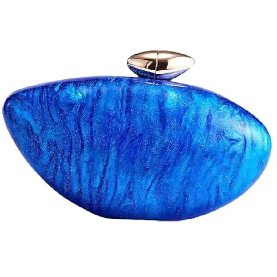 Acrylic Shell Handbag Removable Chain Crossbody Shoulder Evening Bag Clutch Purse for Women Formal Wedding Party Prom