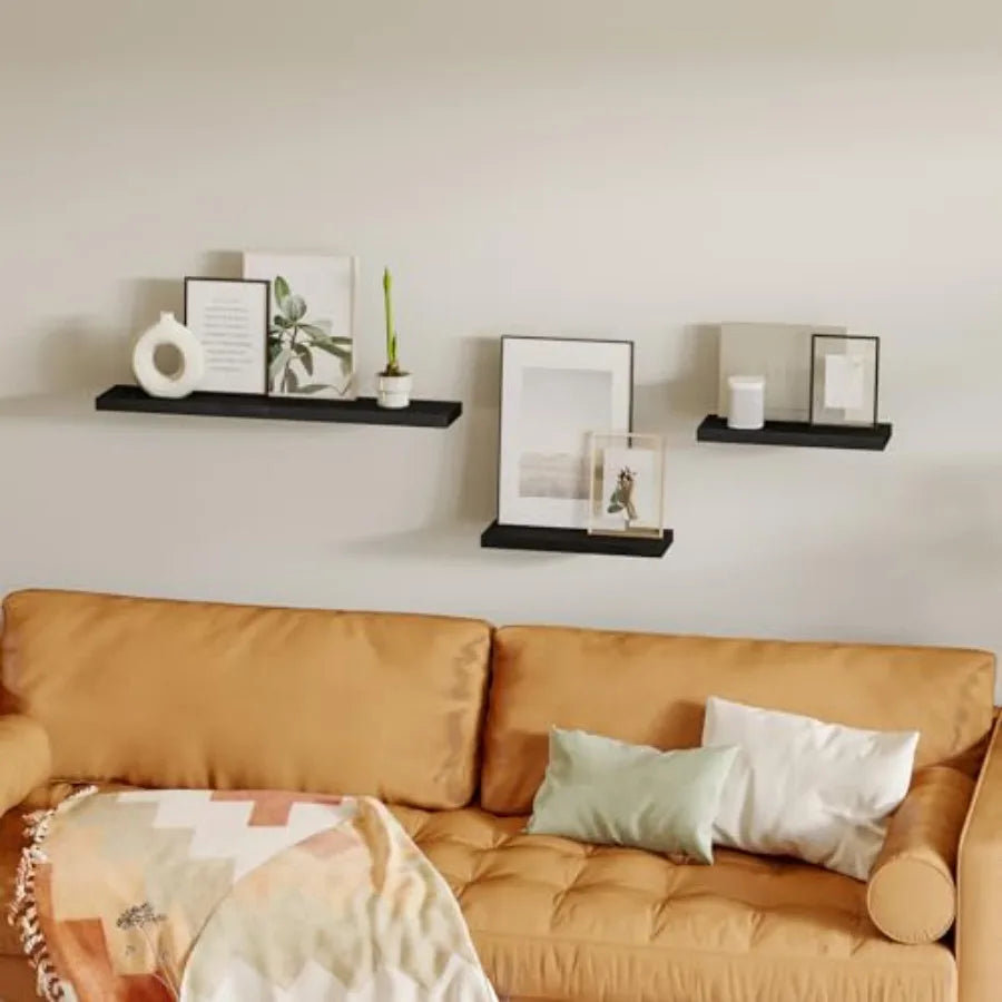 Floating Shelves for Wall Wall Mounted Rustic Wood Shelves for Bathroom Living Room Bedroom and Kitchen Wall Shelves for Storag