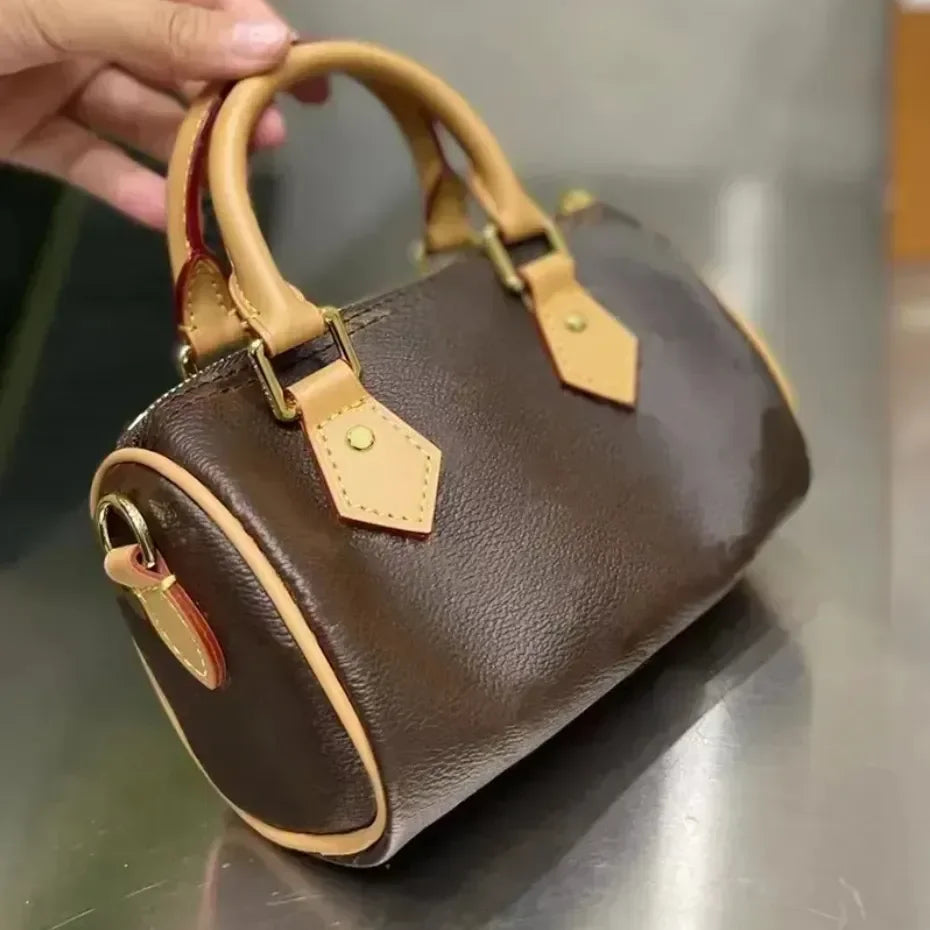 Designers bag handbags CrossBody Fashion Pillow bags Leather High Quality Totes Vintage Printed retro style Leisure business Bag