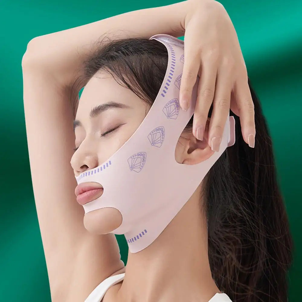 Reusable Face Slimming Bandage V Line Face Shaper Women Chin Cheek Lift Up Belt Facial Massage Strap Face Skin Care Beauty Tools