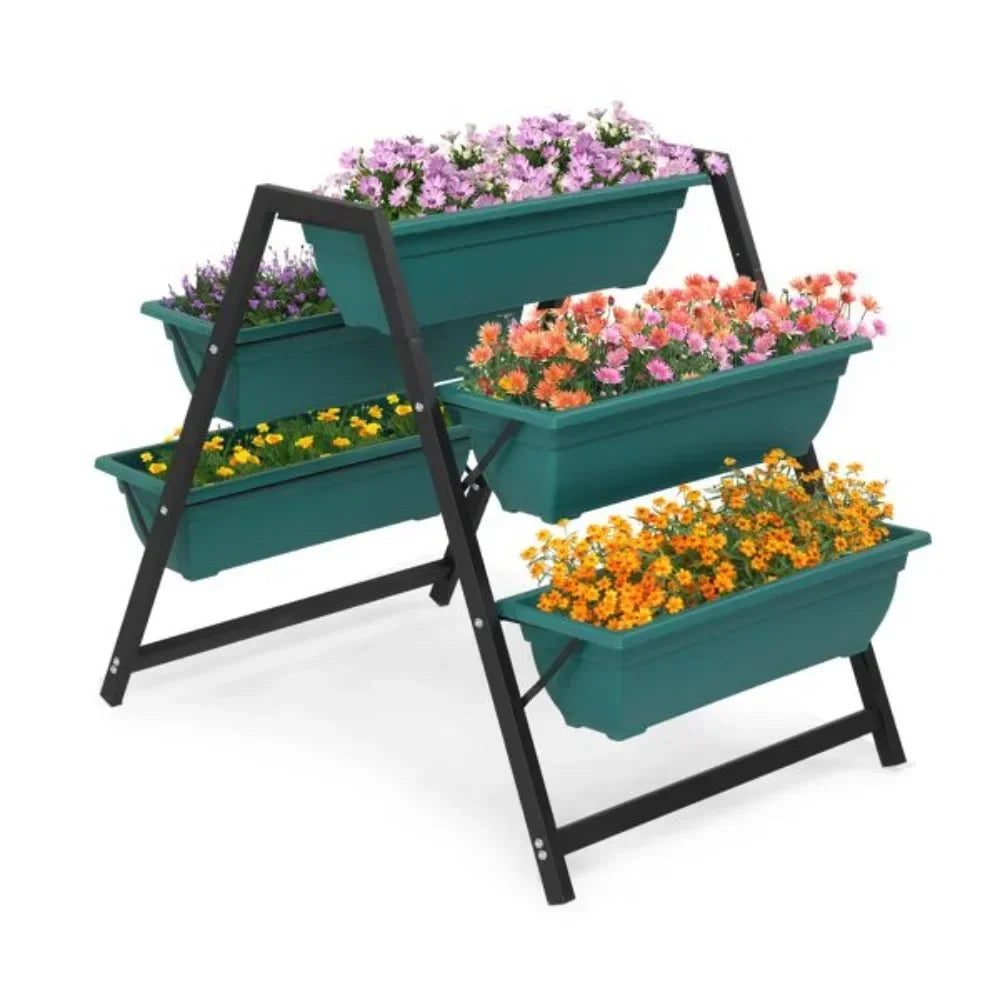 Raised Garden Planter Bed,for Herbs, Flowers, or Vegetables in Patio Balcony Indoor Outdoor,Vertical Raised Garden Bed