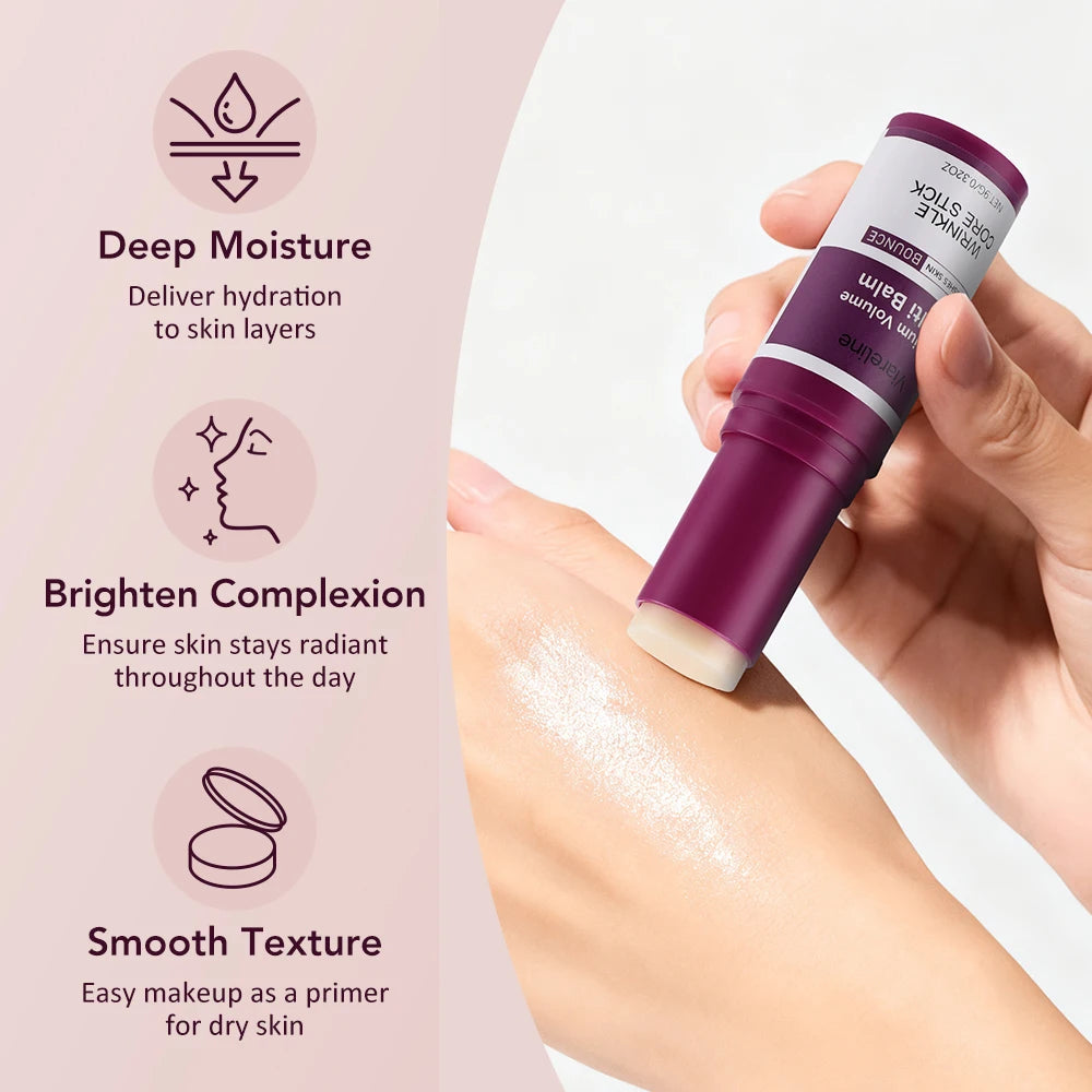Anti-Aging Calcium Volume Multi Balm Stick Hydrating Firming Skin Soothing Dryness Deep Moisturizing Cream Stick Ship From USA