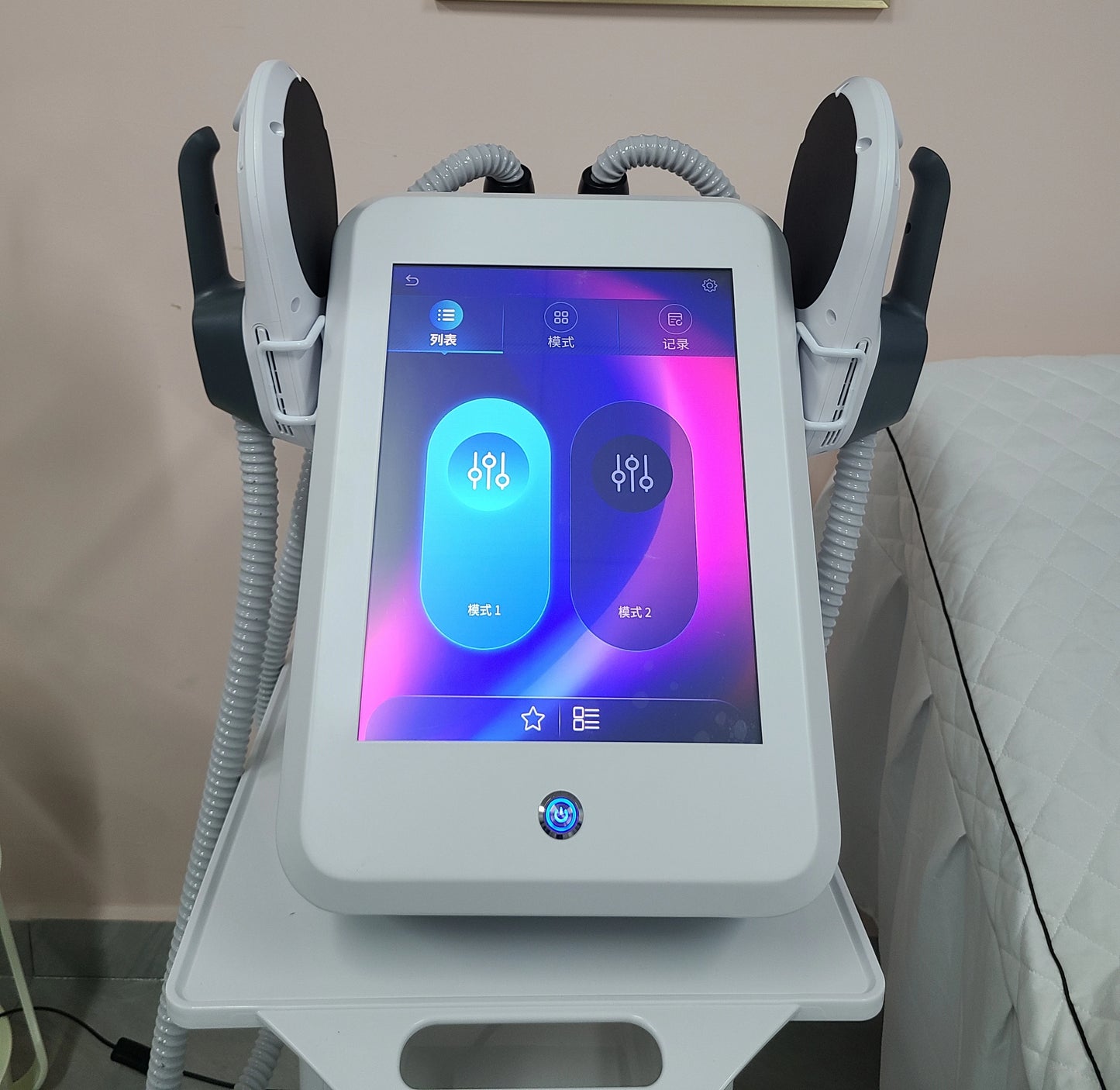 Myoslim Neo Portable EMS Machine Electromagnetic Body Slimming Muscle Stimulate Fat Removal Build Muscle.