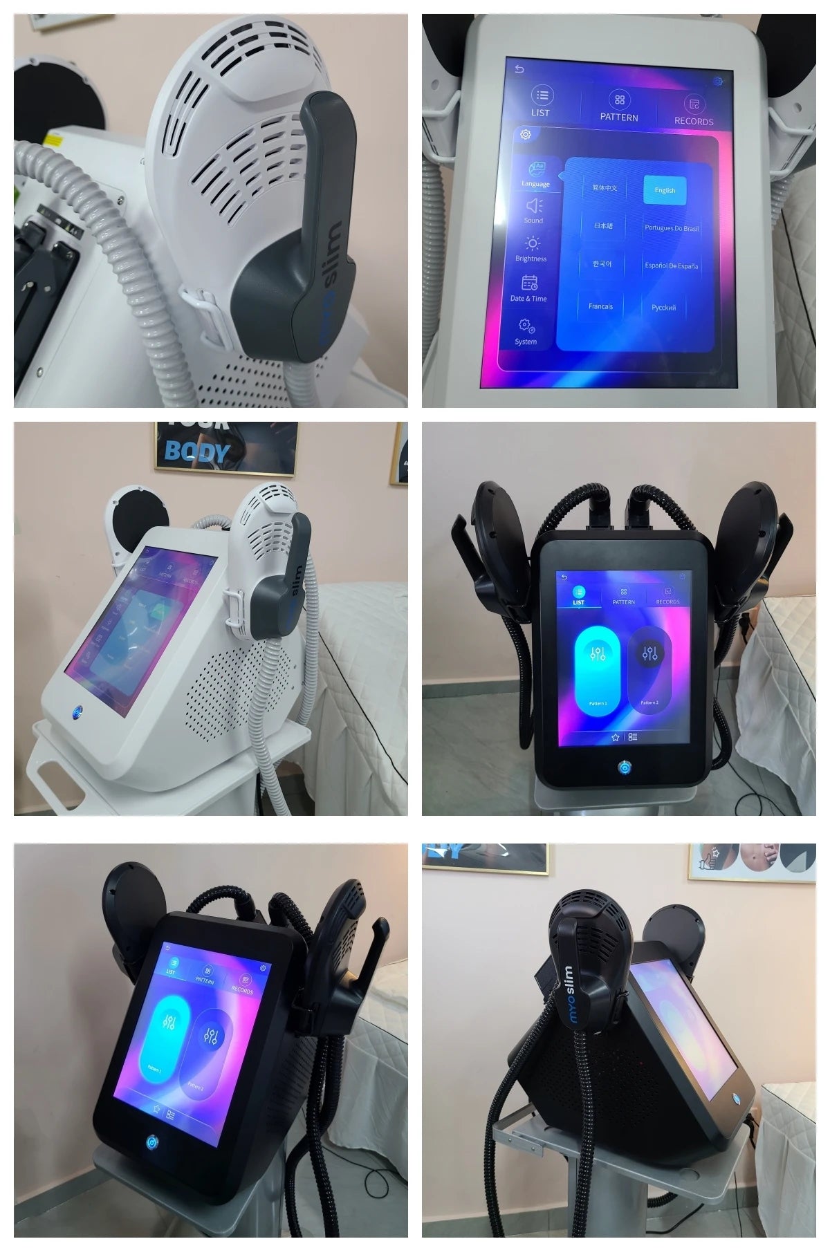 MYOslim 6500W 15Tesla 200HZ Electromagnetic EMS Body Sculpting Machine Muscle Toning Abdomen Buttocks Thighs Salon Home Use