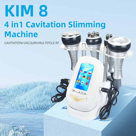 4 In 1 40K Ultrasonic Cavitation Machine Body Slimming Weight Loss Facial Skin Tightening And Lifting
