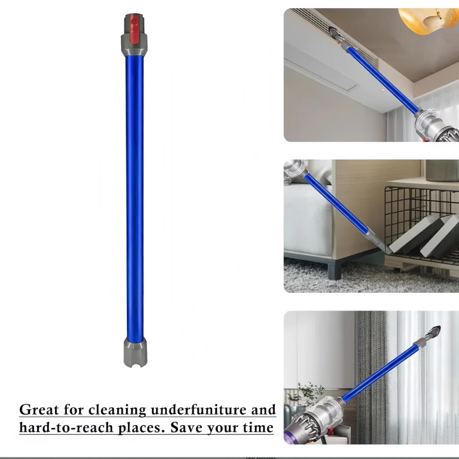 Replacement Wand Quick Release Wand Compatible with Dyson V15 V11 V10 V7 V8 Cordless Stick Vacuum Cleaner(Blue)