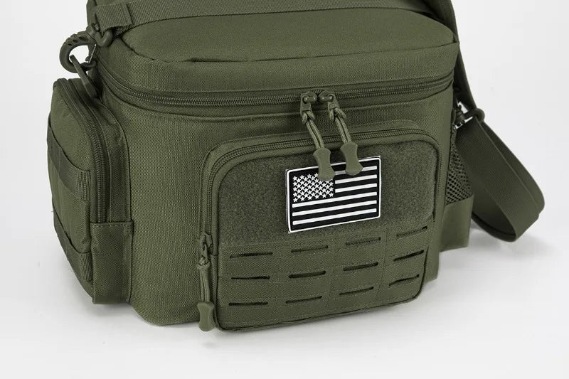 Tactical Lunch Box for Men Outdoor Heavy Duty Lunch Bag Work Leakproof Insulated Durable Thermal Cooler Bag Meal Camping Picnic