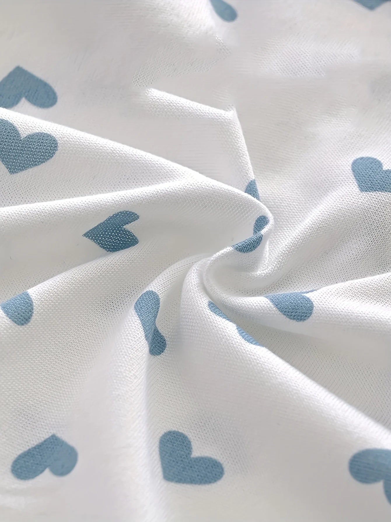 5pcs Soft Cotton Briefs for Women Sweet Heart Plaid Print Panties Gentle Breathable Intimates for Daily Comfort