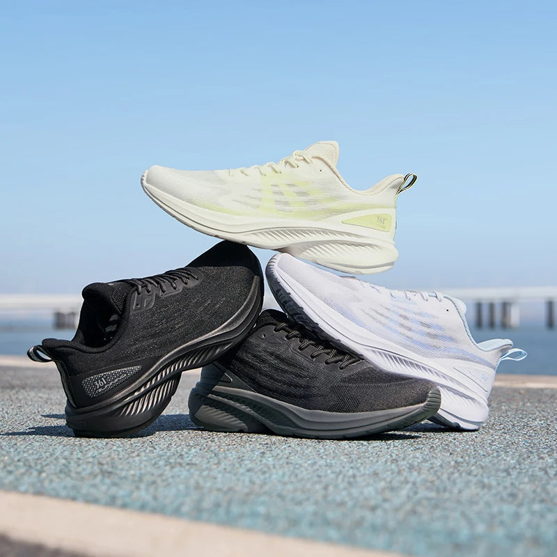 361 Degrees Men's Running Shoes Mesh Comfortable Lightweight Rebound Airy Wear-resistant Grippy Jogging Male Sneakers 672522217