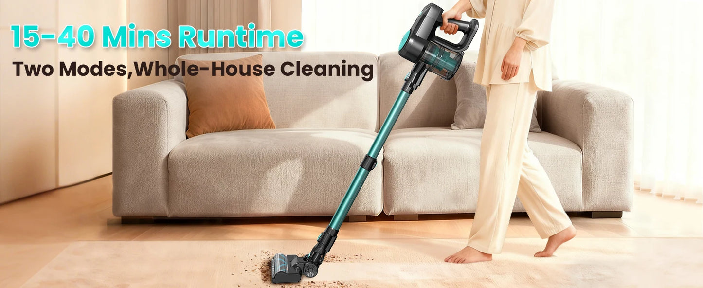 Vastorm N3T Cordless Vacuum Cleaner 20Kpa Ultra Lightweight 6 in 1 Stick Vacuum Up to 40min Runtime for Home Pet Hair Hard Floor