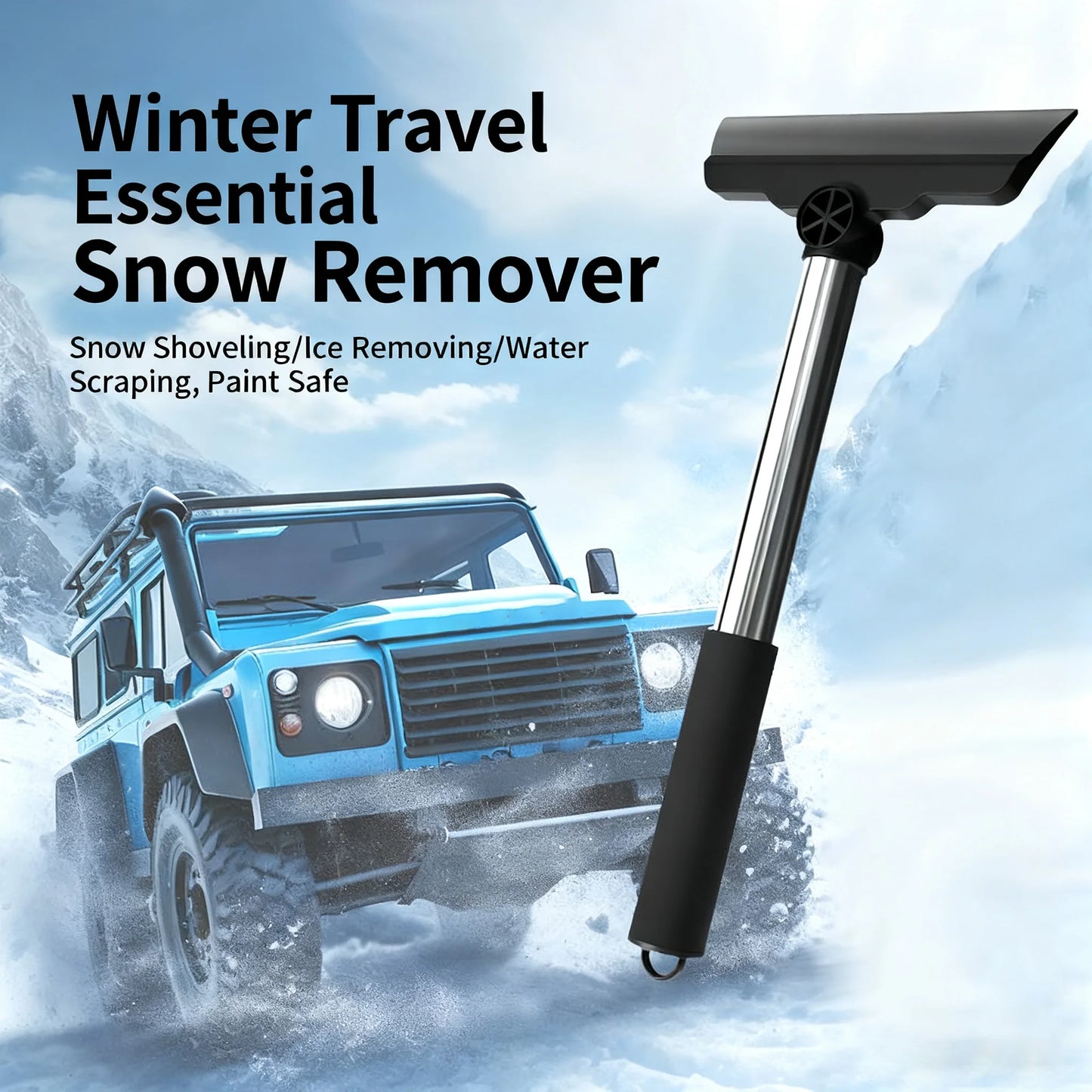 Durable Car Windshield Snow Shovel Winter Cars Window and Door Removes Snow and Frost Cleaning Scraper Tool Auto Cleaning Tools
