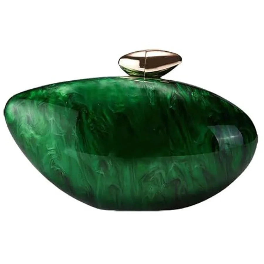 Acrylic Shell Handbag Removable Chain Crossbody Shoulder Evening Bag Clutch Purse for Women Formal Wedding Party Prom