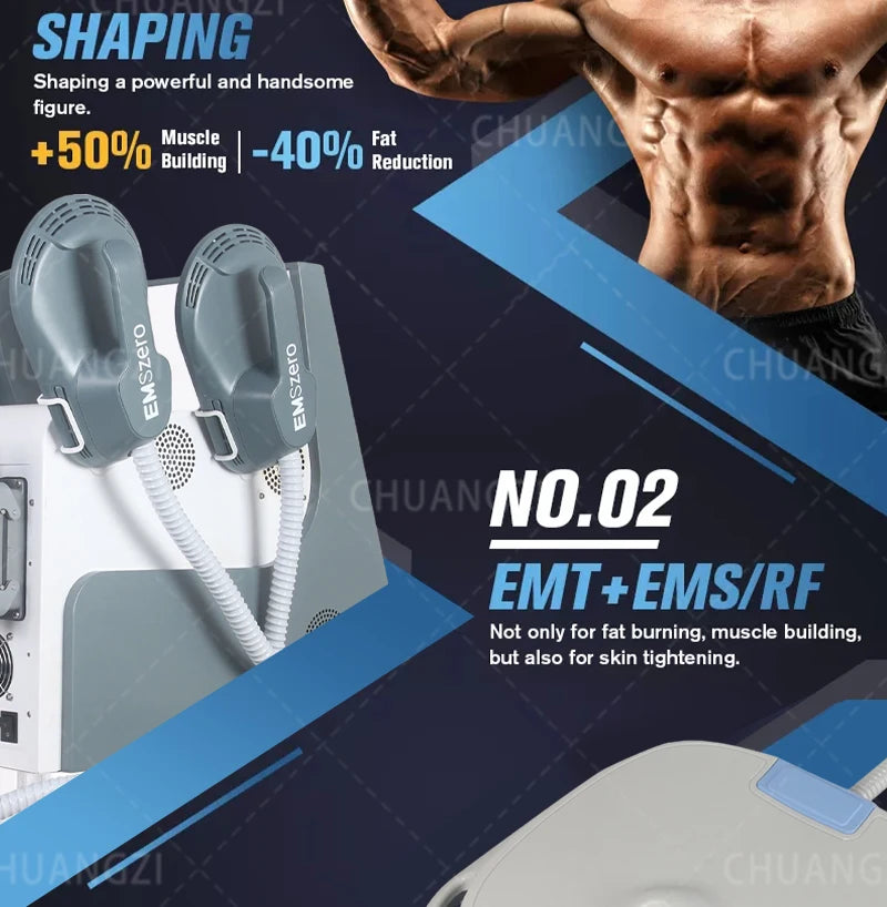 Professional EMSZERO Sculpting NEO RF Machine EMS Body Slimming HI-EMT PRO Muscle Stimulation Fat Removal