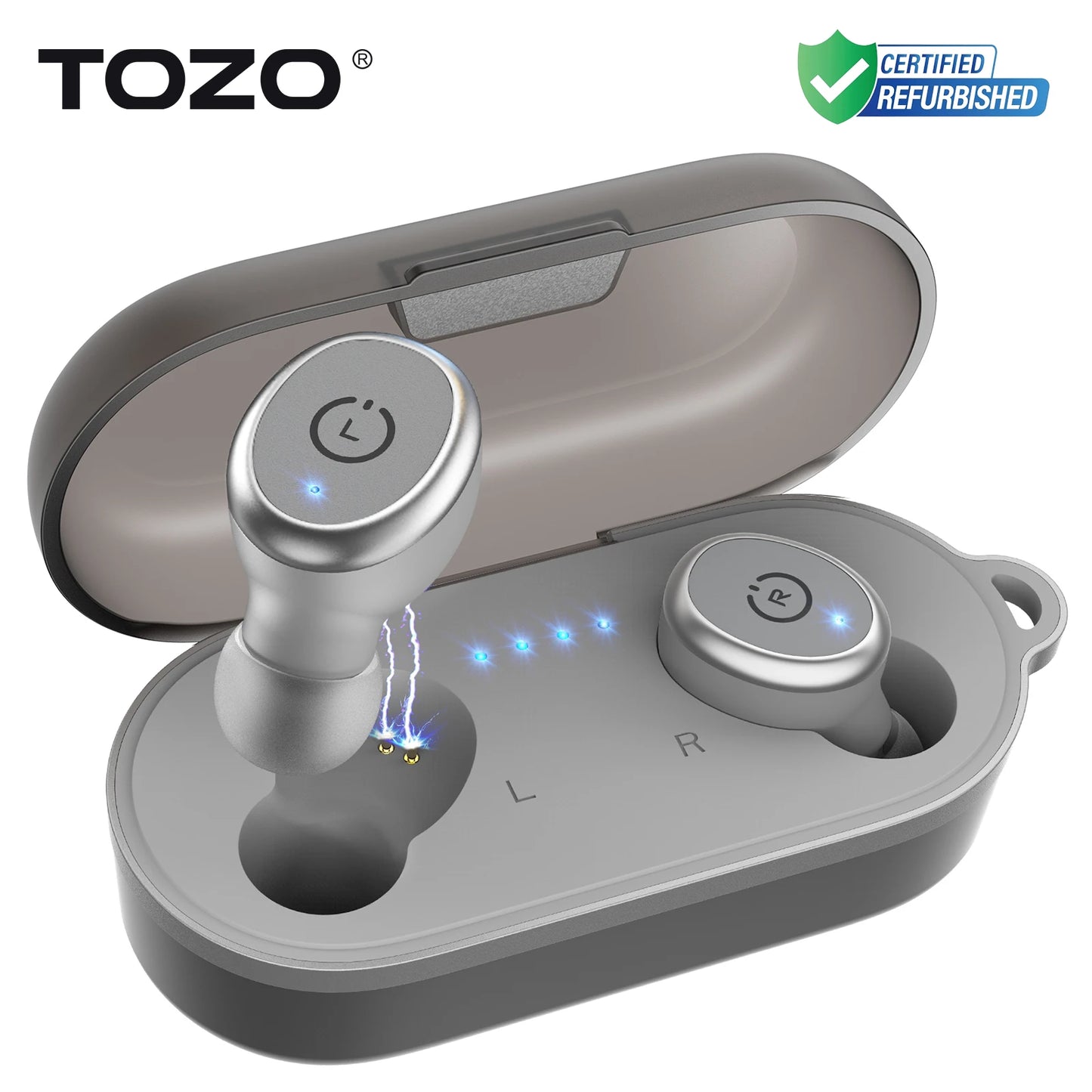 Refurbished TOZO TWS Earbuds AI Translate In Ear Bluetooth 5.3 Earphones with Mic ENC Touch Control  32 Preset EQs Support APP