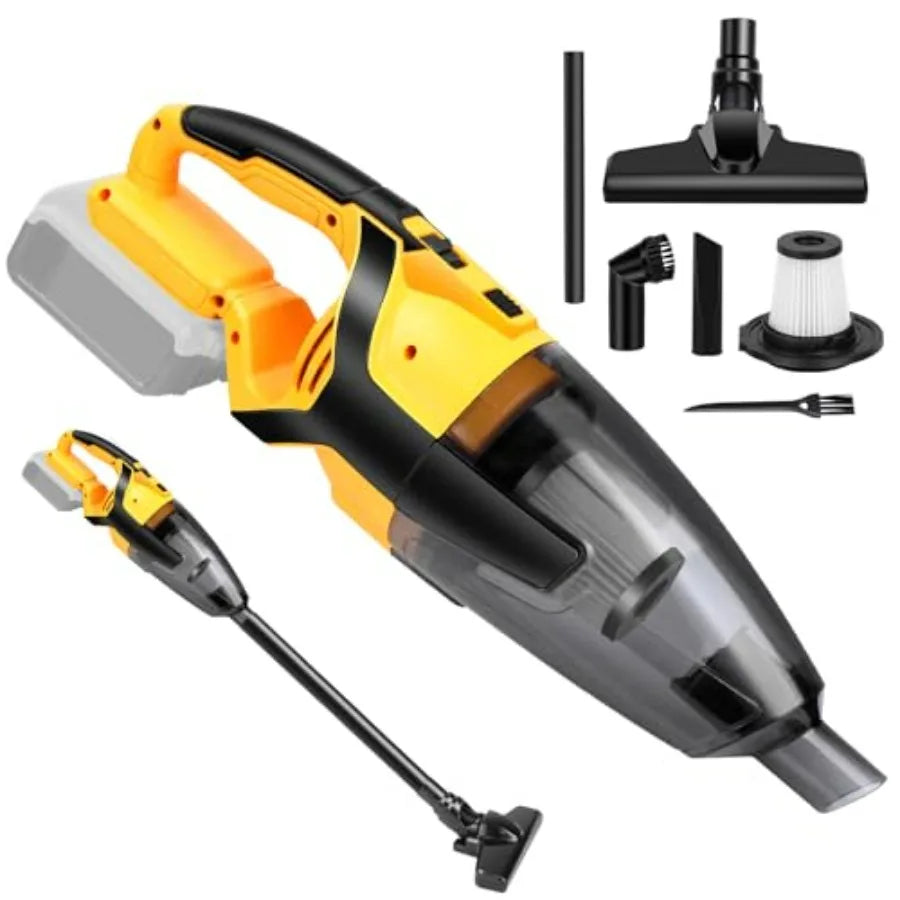 Cordless Vacuum Cleaner Compatible with DEWALT 20V Battery (Battery NOT Included), Handheld Vacuum for Home, Boat, Workshop, Car