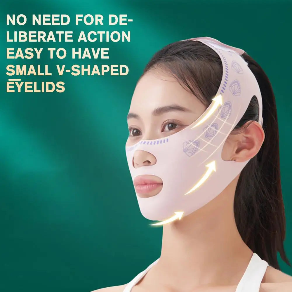 Reusable Face Slimming Bandage V Line Face Shaper Women Chin Cheek Lift Up Belt Facial Massage Strap Face Skin Care Beauty Tools