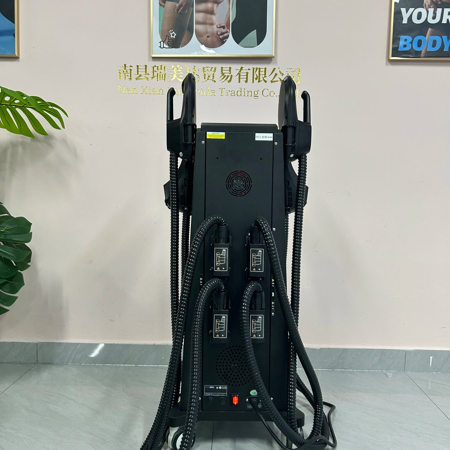 Professional EMS RF Body Sculpting Machine 15 Tesla 6500W Muscle Building Fat Burning Slimming Equipment