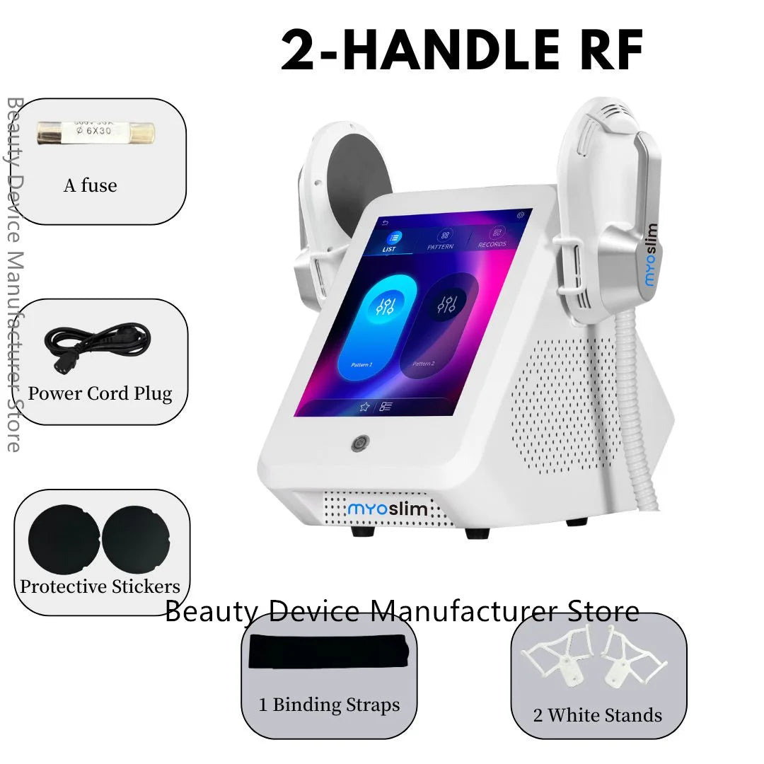 MYOslim 6500W 15Tesla 200HZ Electromagnetic EMS Body Sculpting Machine Muscle Toning Abdomen Buttocks Thighs Salon Home Use