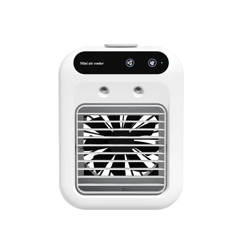 Portable Air Cooler Fan with Water Cooling - Mini USB Air Conditioner for Room, Office, Car & Personal Space