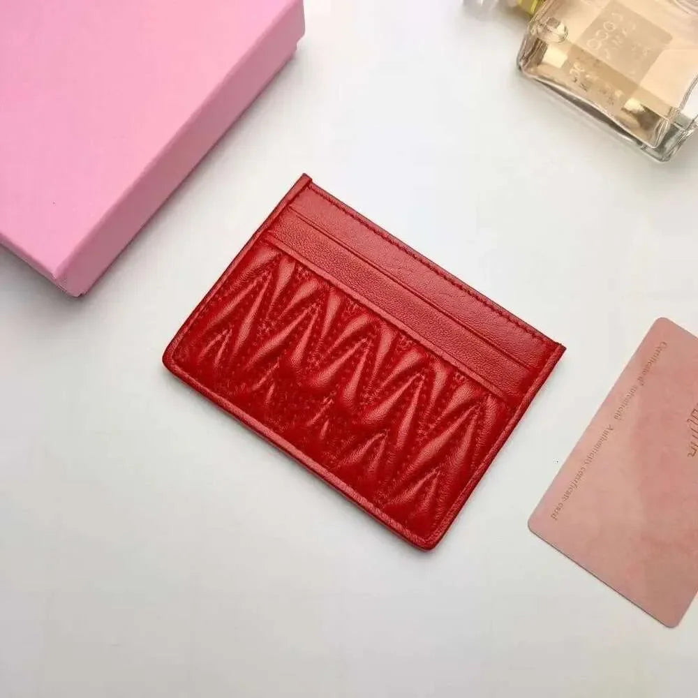 Black Pink Women's Short purse Designer Mini Purse Card holder Bride Women's Fashion Pleated purse Coin purse Zipper tote bag