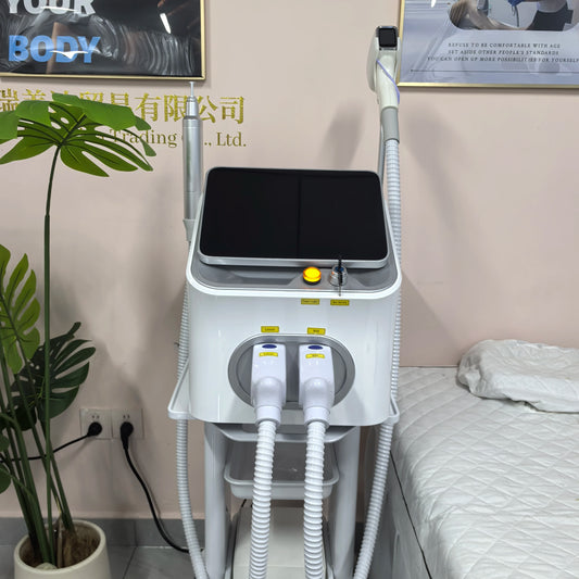 FAC 5000W 16Bars Diode Laser Hair Removal & Pico Laser Tattoo Removal 2-in-1 Machine 755 808 940 1064nm