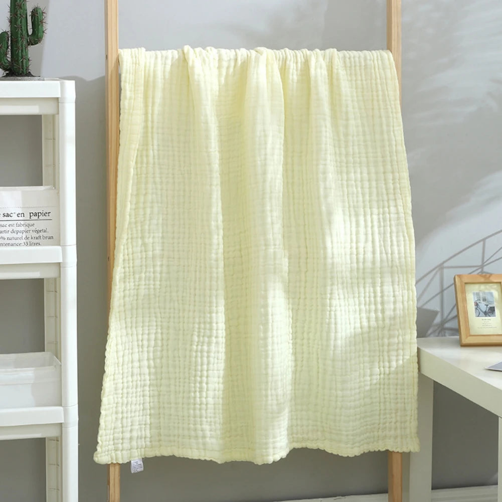 Pure Cotton Absorbent Bath Towel White Gauze Towel 70cm* 140cm Super Absorption Towel
