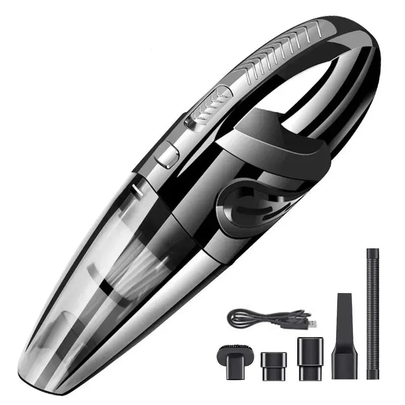 Cordless Handheld Vacuum Cleaner Powerful Cyclonic Suction Rechargeable Quick Charge Portable Vacuum With Multiple Attachments F