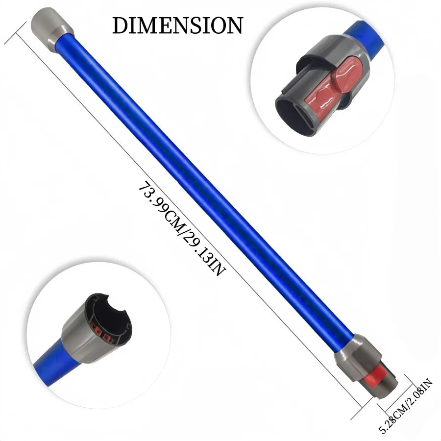 Replacement Wand Quick Release Wand Compatible with Dyson V15 V11 V10 V7 V8 Cordless Stick Vacuum Cleaner(Blue)